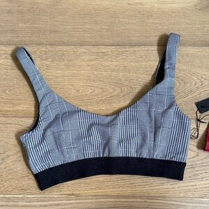 ✨NWT✨ Black and White Houndstooth Bralette